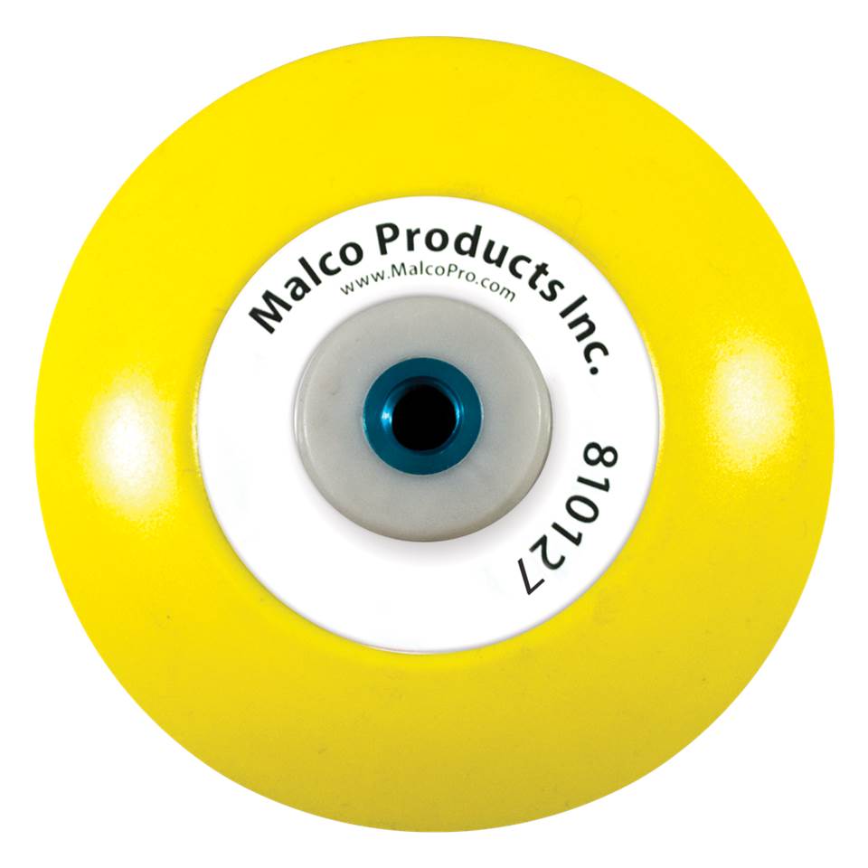 Malco Automotive 810126 Malco® 7" Yellow Foam Backing Plate
