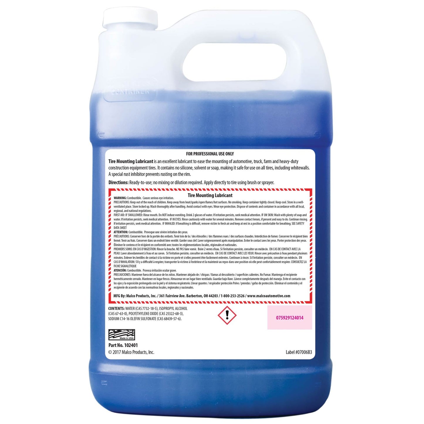 Malco Automotive Tire Mounting Lubricant