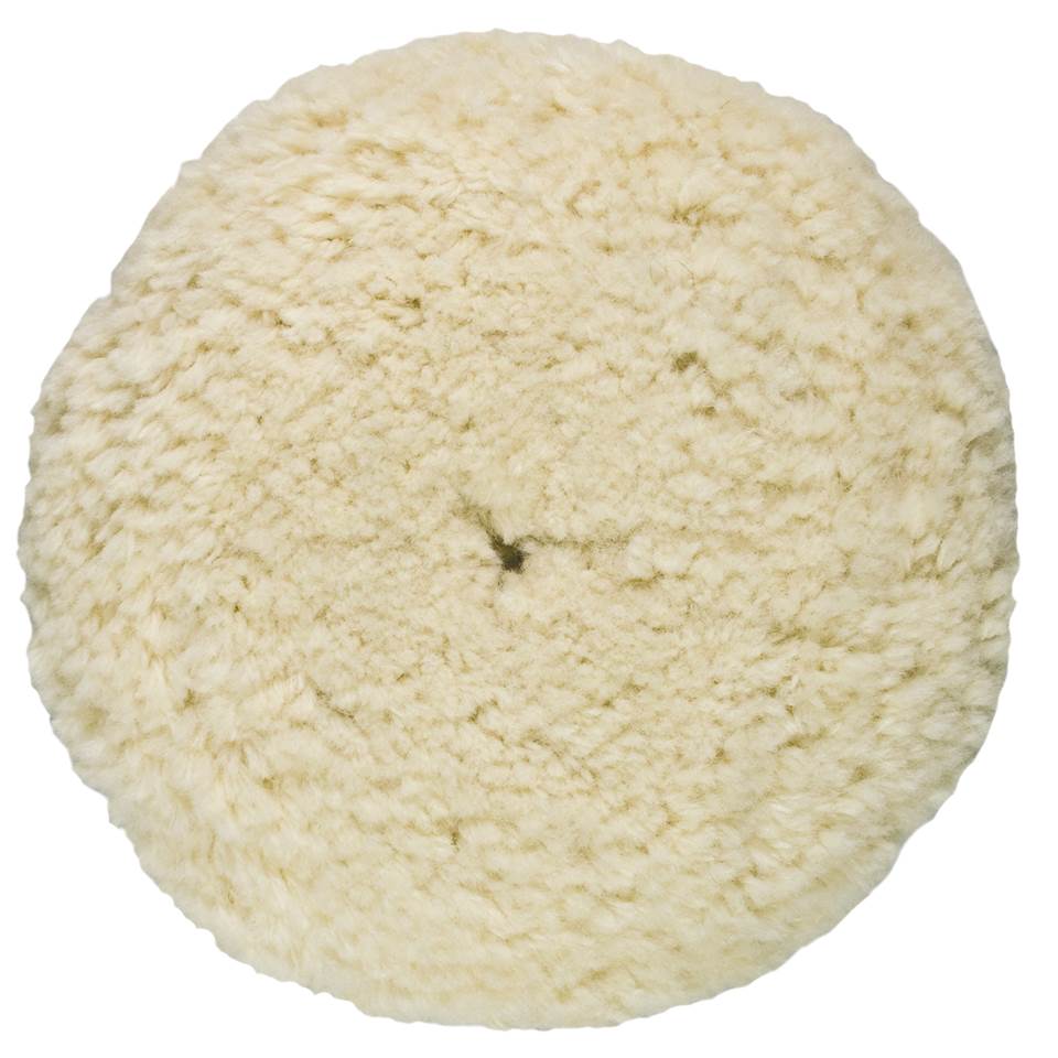 Malco Automotive 800131 White Wool Hornet Short Cut Buffing Pad