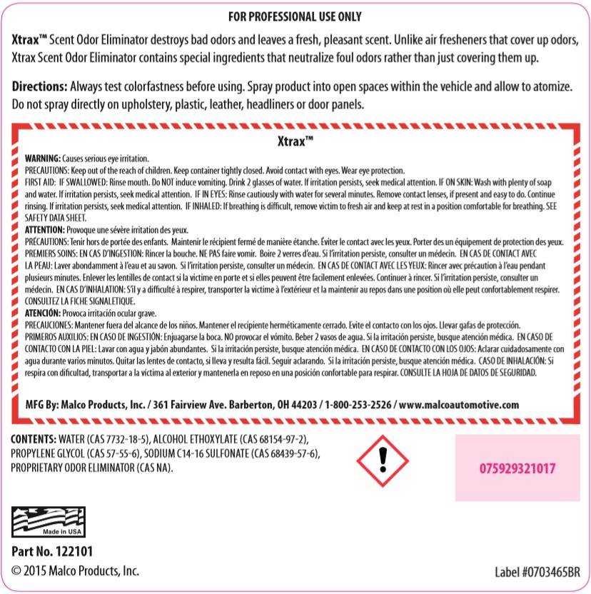 Malco Automotive 122101 Xtrax™ Scent Odor Eliminator