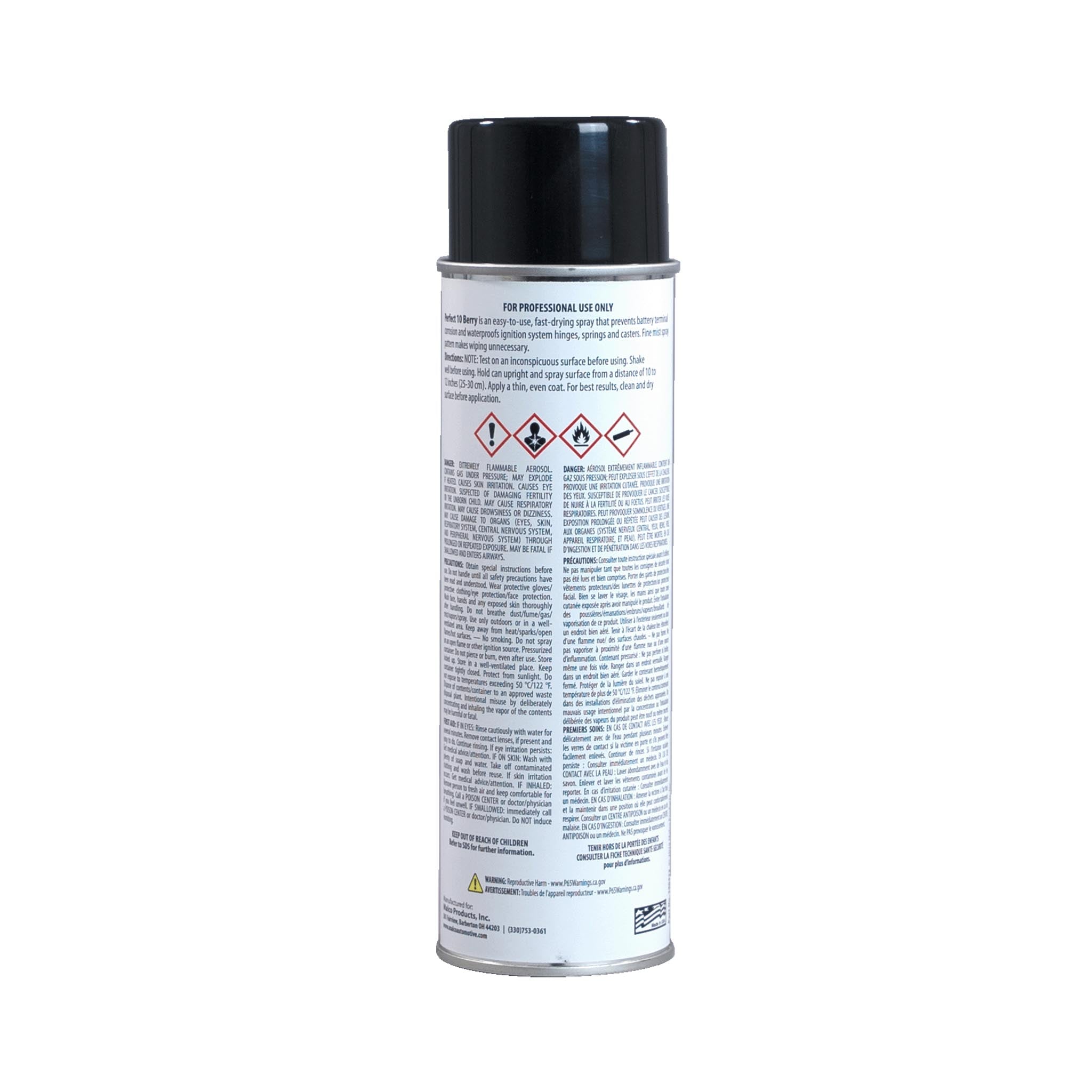 Malco Automotive DIST-ONLY-198412 Perfect 10 Fast-drying Spray (berry)