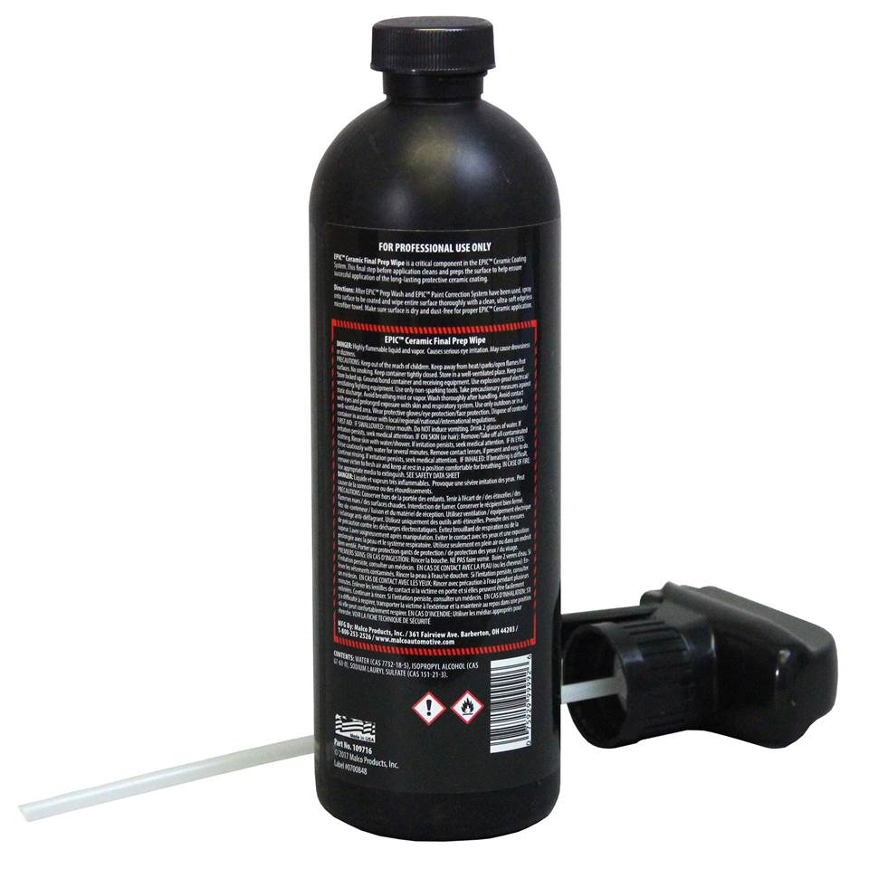 Malco Automotive DIST-ONLY-109716 Epic® Ceramic Final Prep Wipe