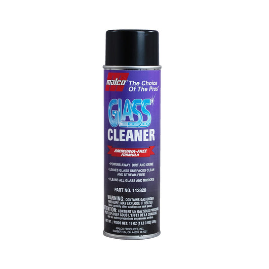 Malco Automotive DIST-ONLY-113820 Ammonia Free Glass Cleaner Aerosol