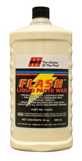 Malco Automotive 114432 Flash® Liquid Paste Wax