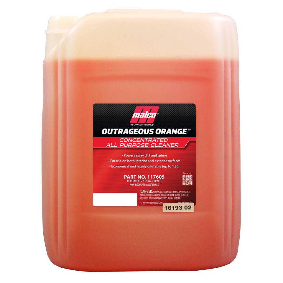 Malco Automotive DIST-ONLY-117605 Outrageous Orange™ All-purpose Cleaner Concentrate