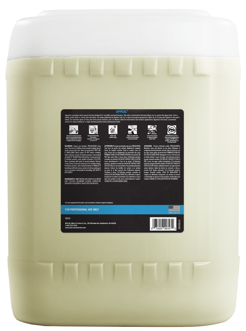 Malco Automotive Appeal™ Super Concentrated Dressing