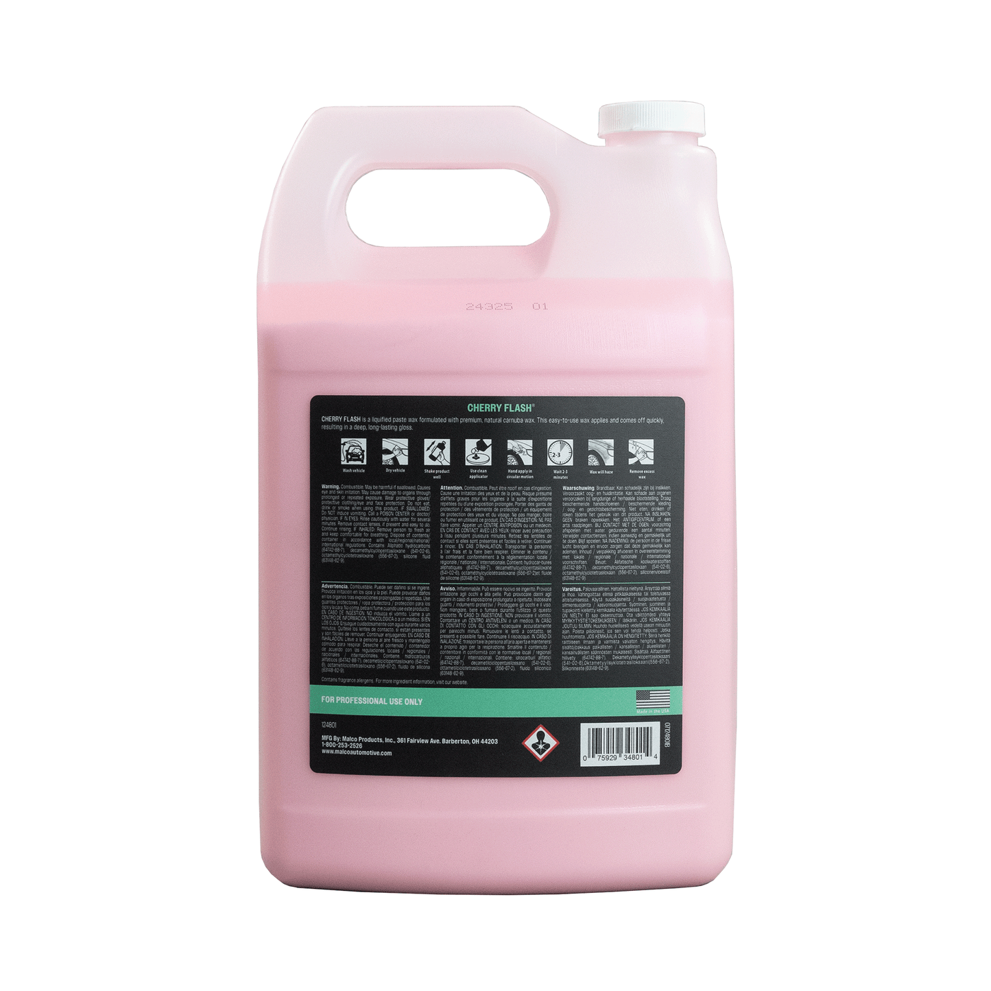 Malco Automotive Cherry Flash® Liquid Paste Wax