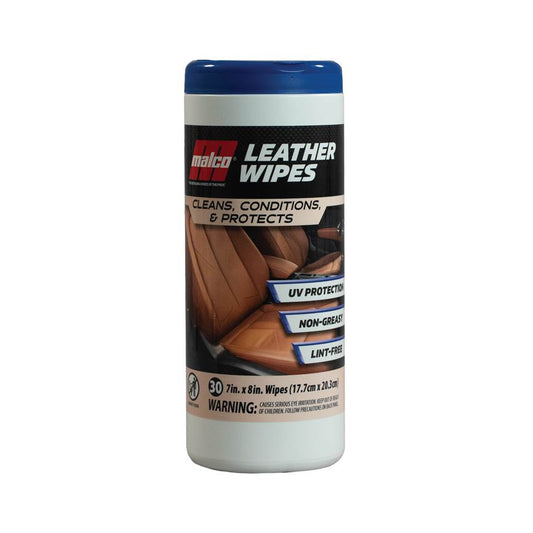 Malco Automotive 261730 Leather Cleaning And Conditioning Wipes