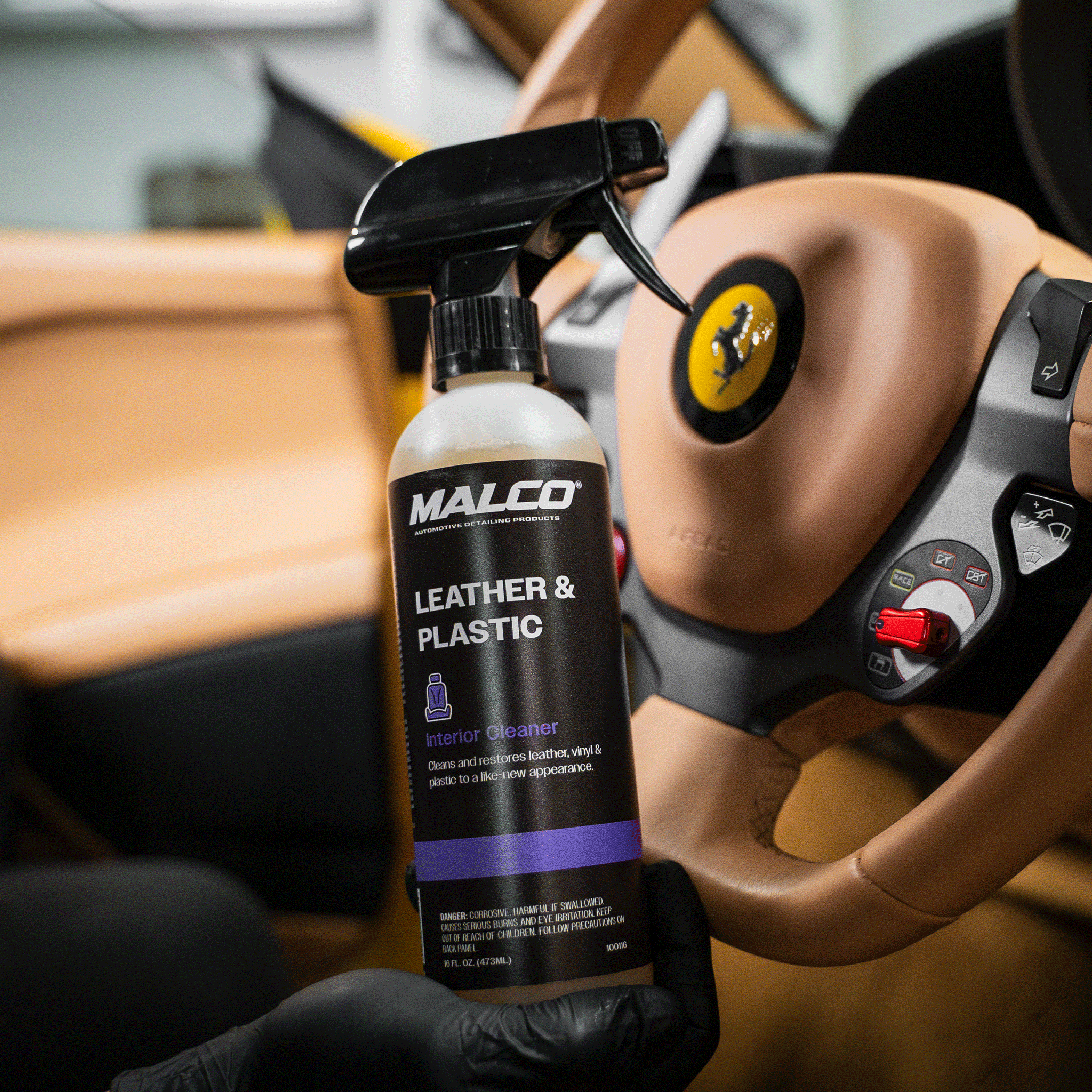 Malco Automotive Leather & Plastic Cleaner