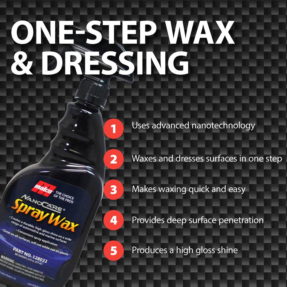 Malco Automotive Nanocare® Spray Wax