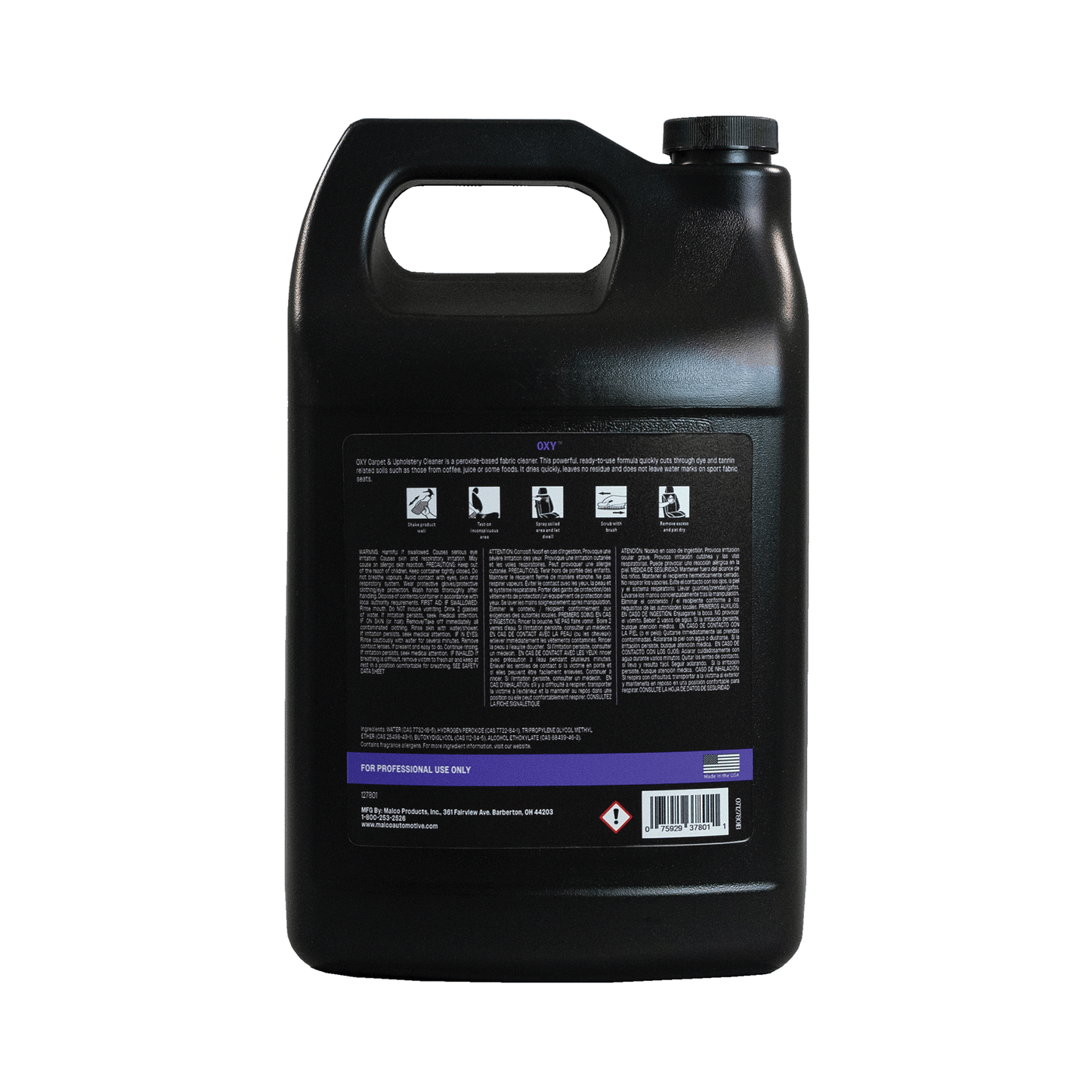 Malco Automotive Oxy™ Carpet And Upholstery Cleaner