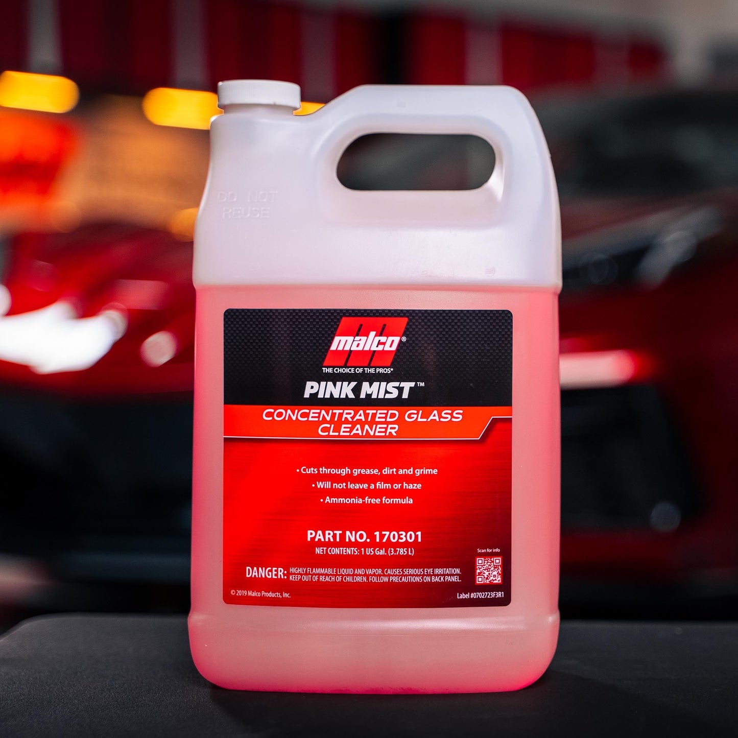 Malco Automotive Pink Mist™ Concentrated Glass Cleaner