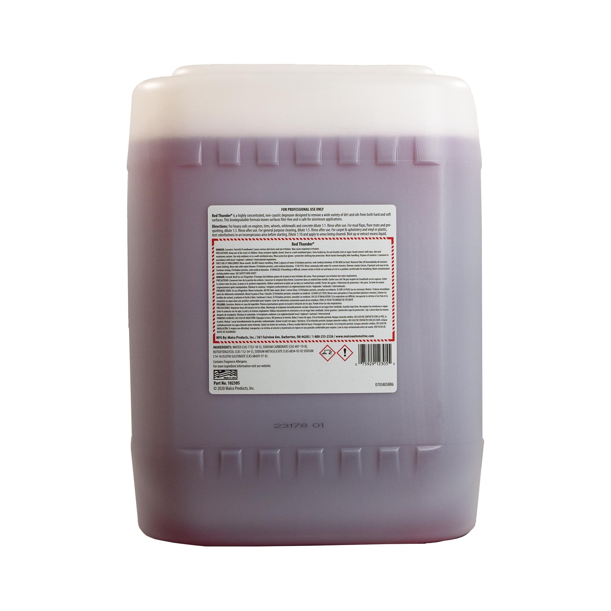 Malco Automotive Red Thunder® Biodegradable Degreaser