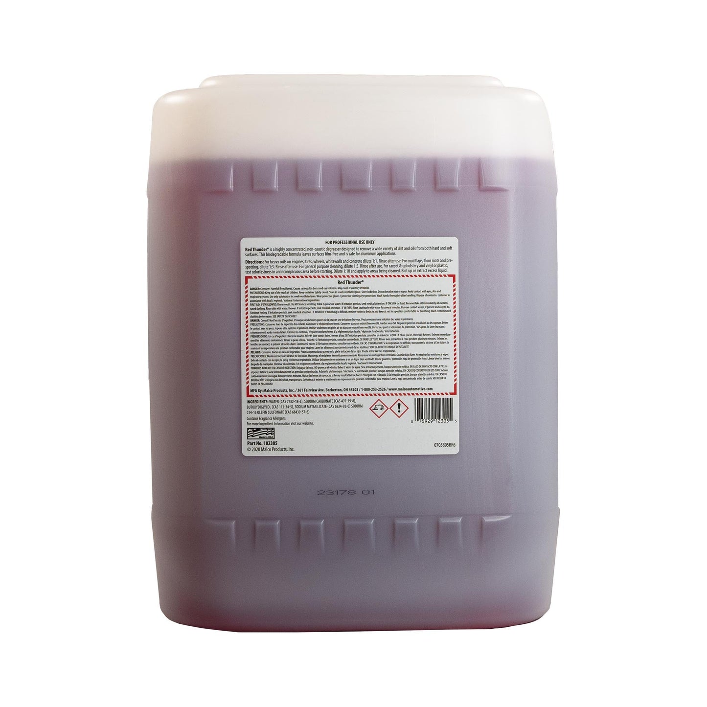 Malco Automotive Red Thunder® Biodegradable Degreaser