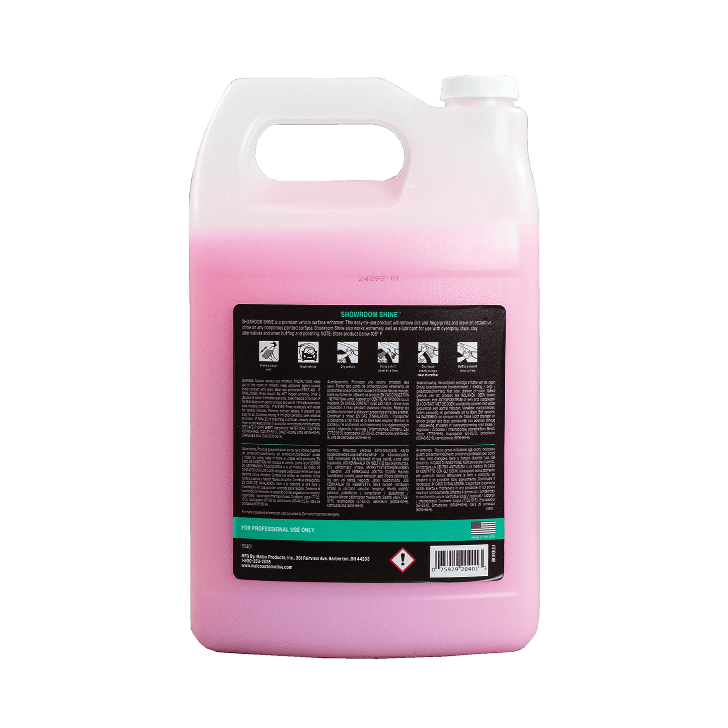 Malco Automotive Showroom Shine Spray Wax