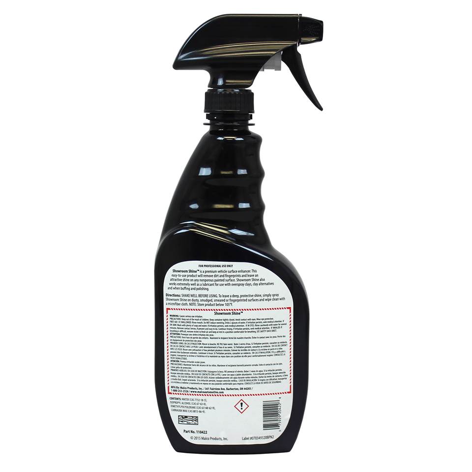 Malco Automotive Showroom Shine™ Spray Wax