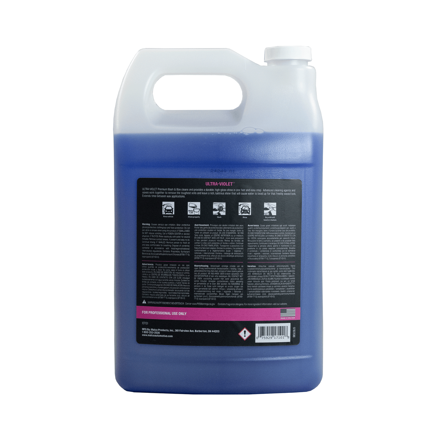 Malco Automotive Ultra-violet™ Premium Wash & Wax