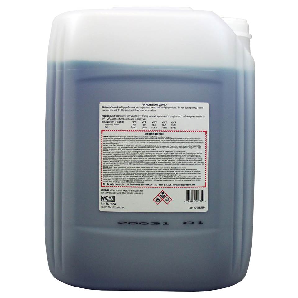 Malco Automotive Windshield Solvent Concentrate