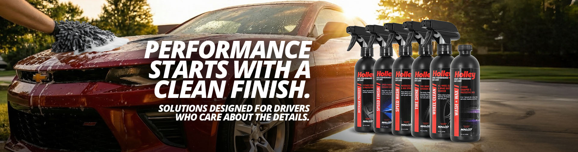 Malco® Automotive Partners with Holley Performance Brands to Launch their High-Performance Car Care Line
