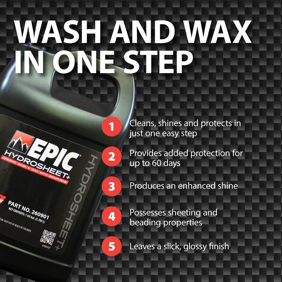 Epic® Hydrosheet Graphene Wash And Wax