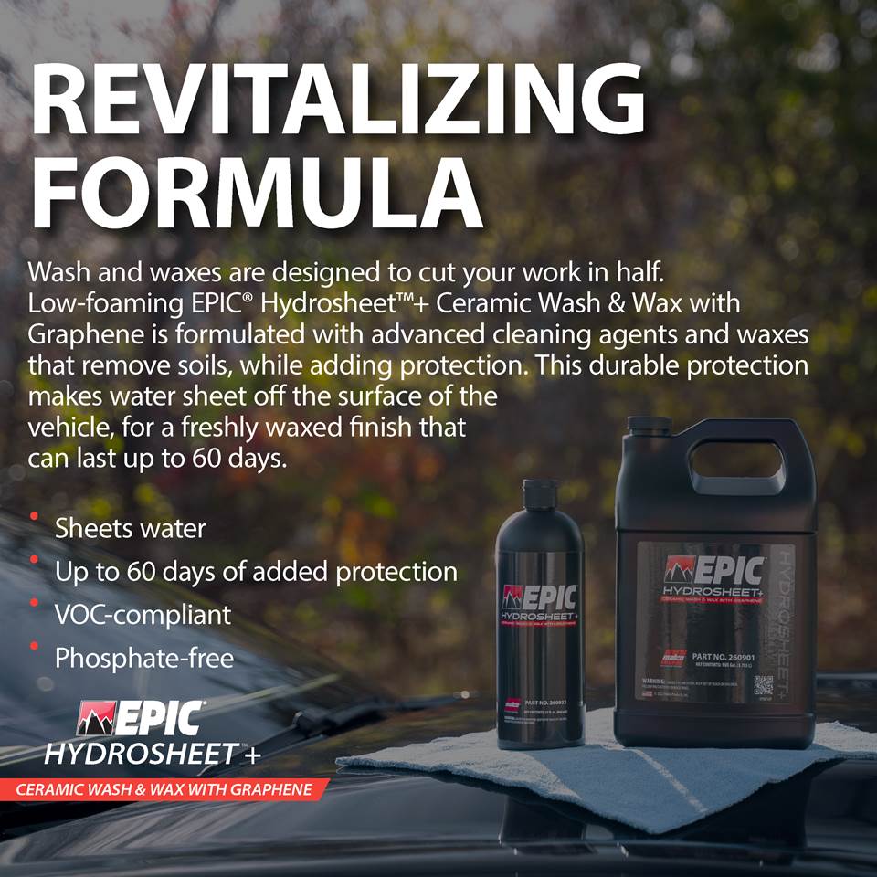 Epic® Hydrosheet Graphene Wash And Wax