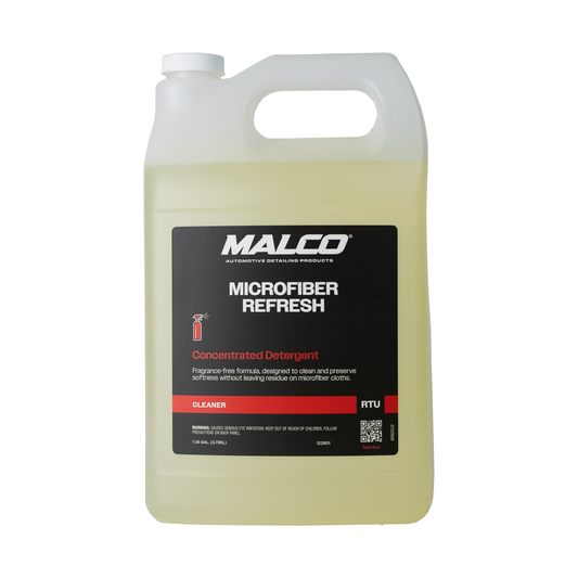 Malco Automotive 122801 Microfiber Refresh Concentrated Detergent
