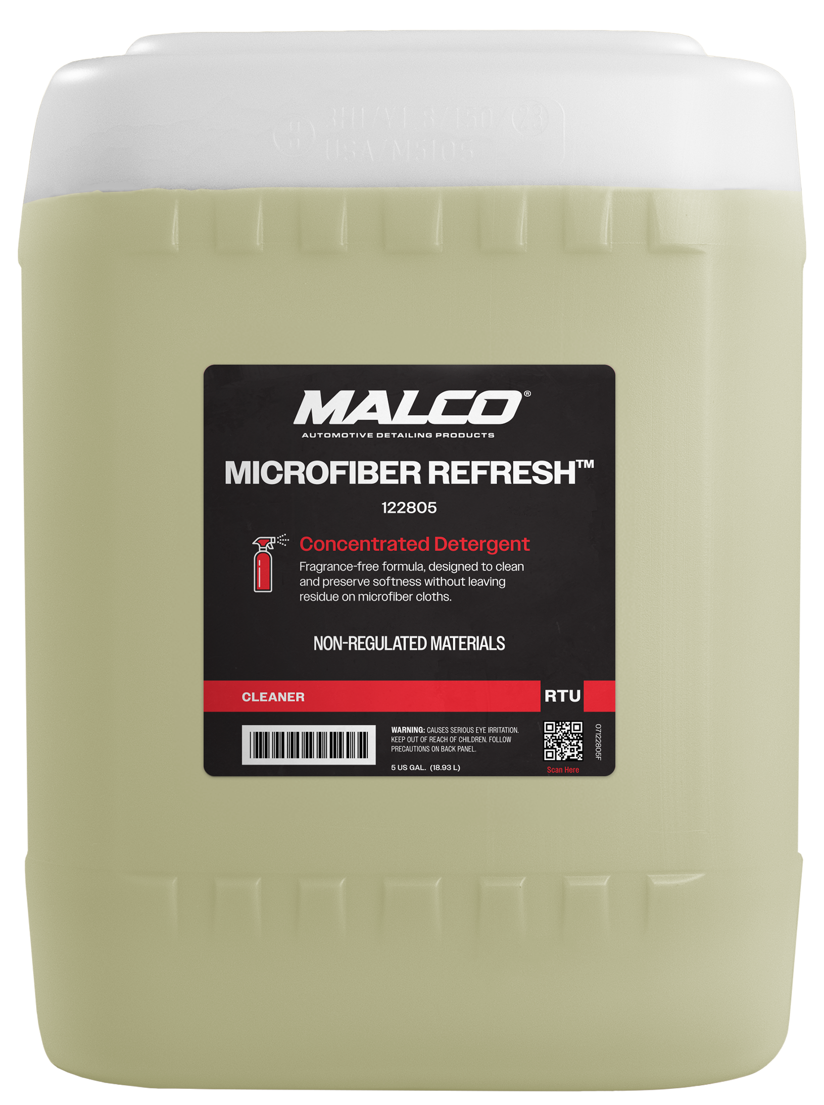 Malco Automotive DIST-ONLY-122805 Microfiber Refresh Concentrated Detergent