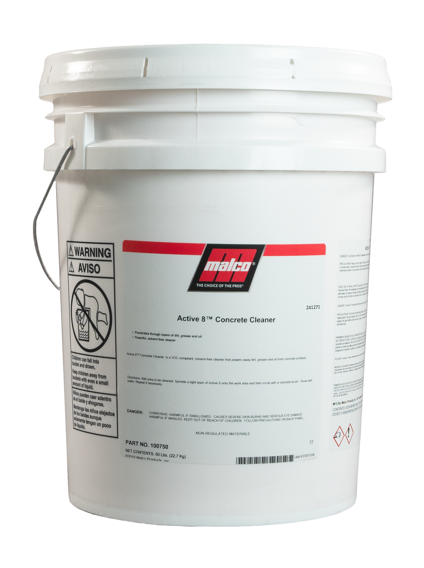 Malco Automotive DIST-ONLY-100750 Active 8™ Concrete Cleaner