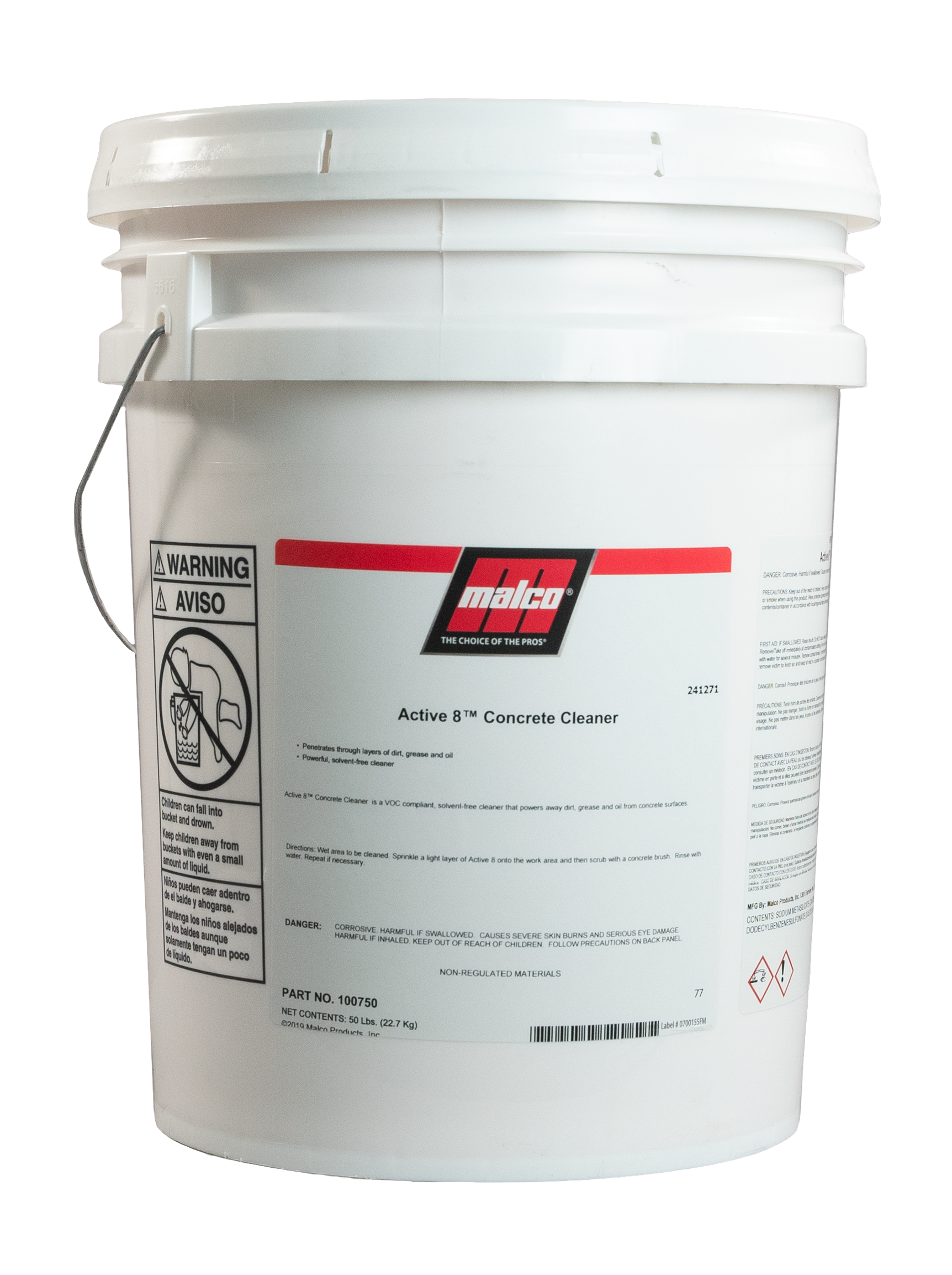 Malco Automotive DIST-ONLY-100750 Active 8™ Concrete Cleaner