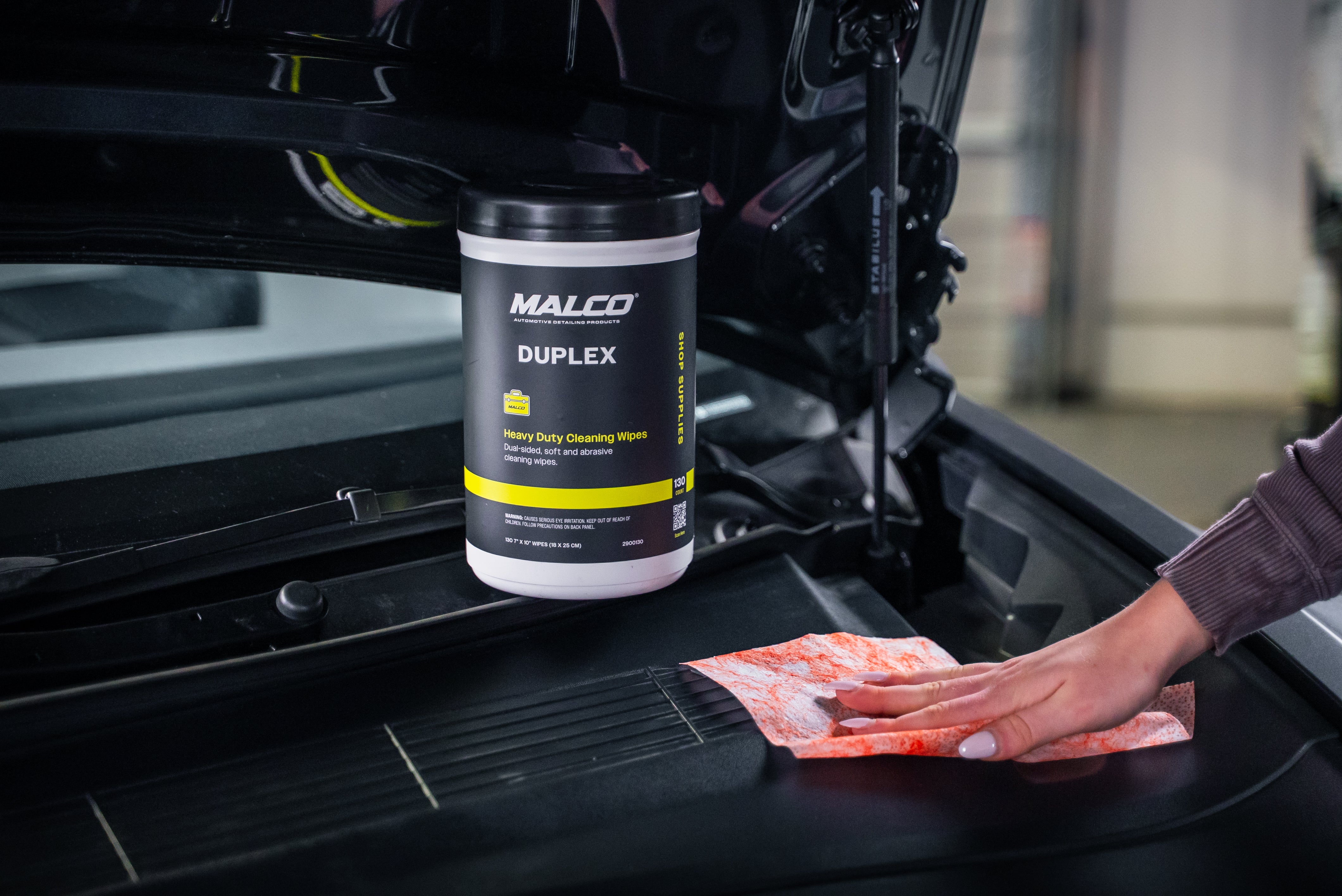 Malco Automotive 2900130 Duplex™ Heavy Duty Cleaning Wipes