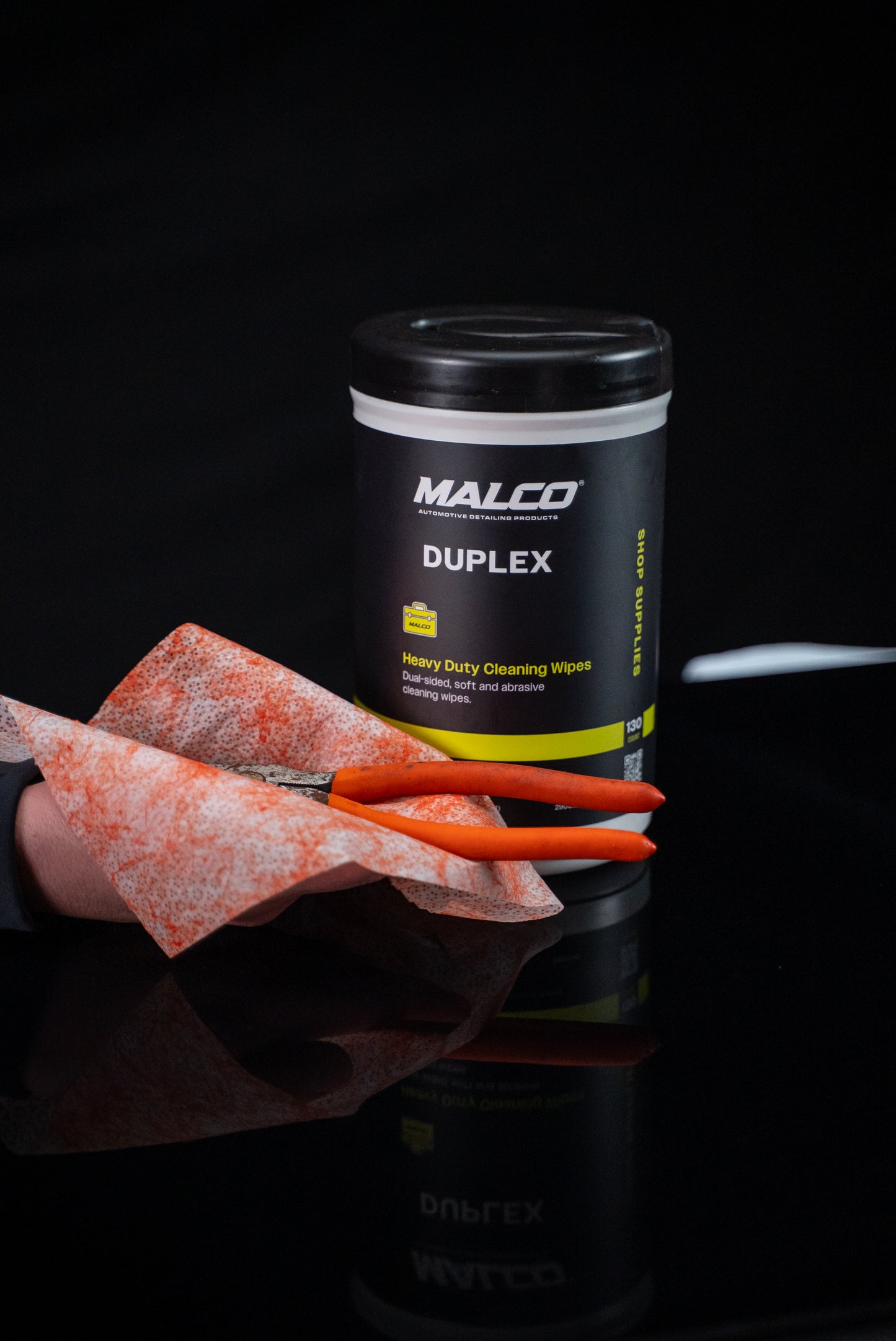 Malco Automotive 2900130 Duplex™ Heavy Duty Cleaning Wipes