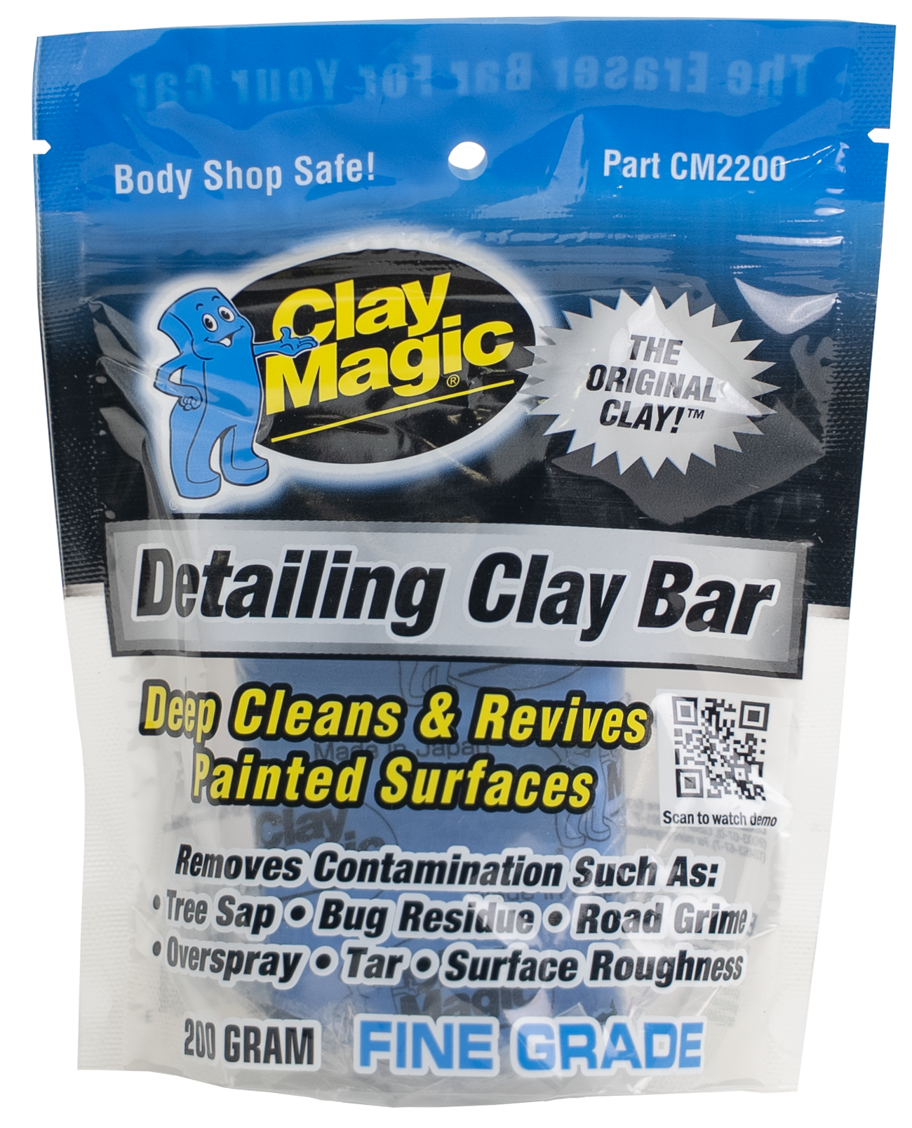 Malco Automotive CM2200 Clay Magic® Blue Detailing Clay Bar - Fine Grade