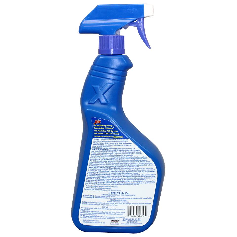 Malco Automotive 280032 X-14® Disinfectant Cleaner