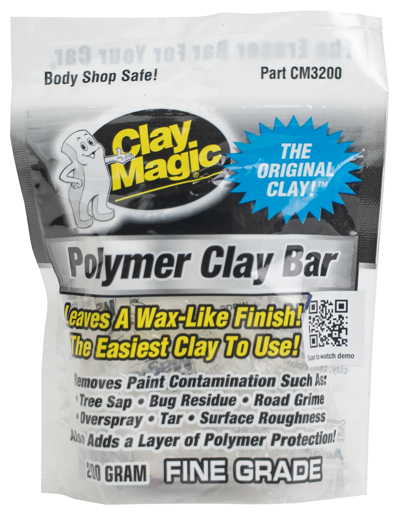 Malco Automotive CM3200 Clay Magic® White Polymer Clay Bar - Fine Grade