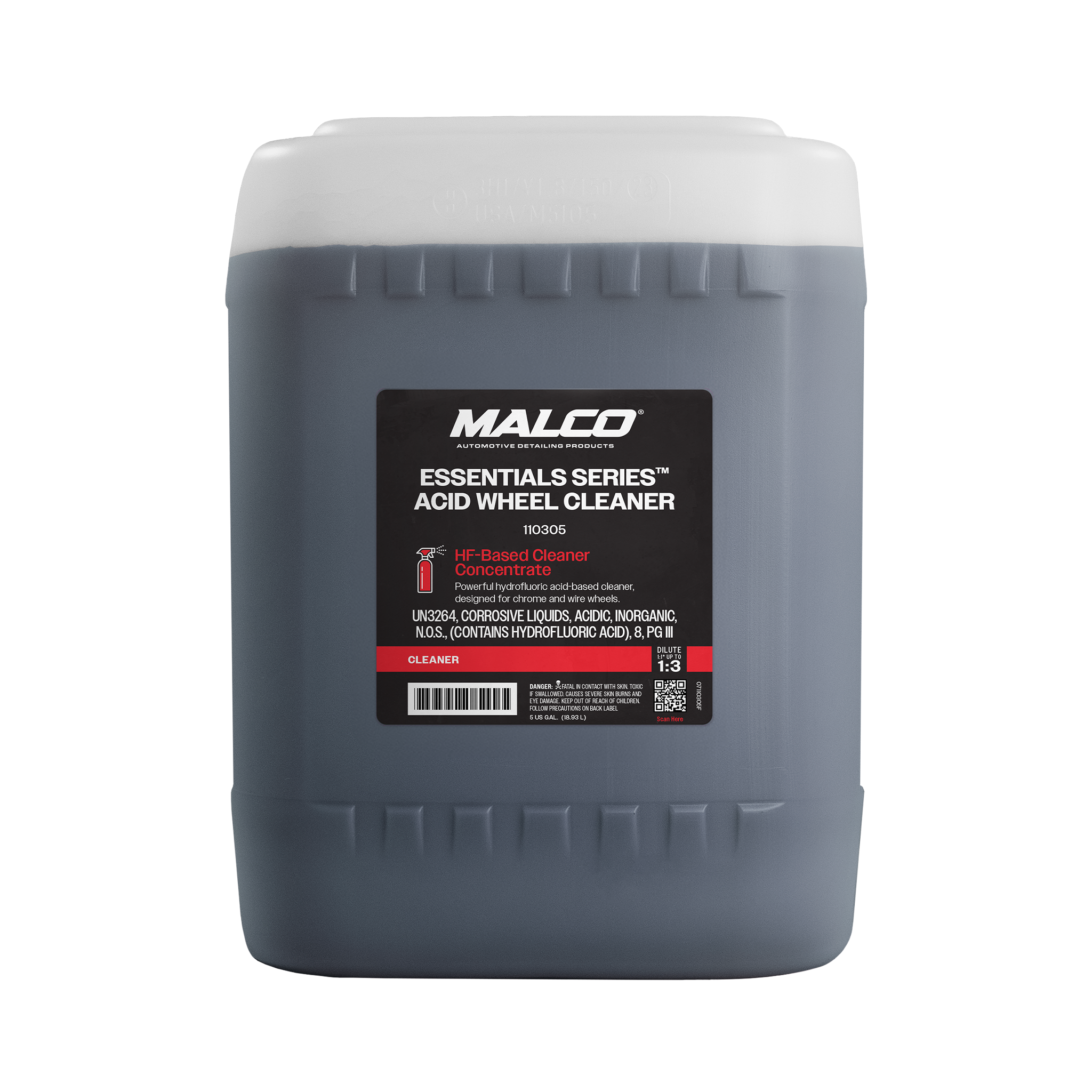 Malco Automotive DIST-ONLY-110305 Essentials Series Acid Wheel Cleaner