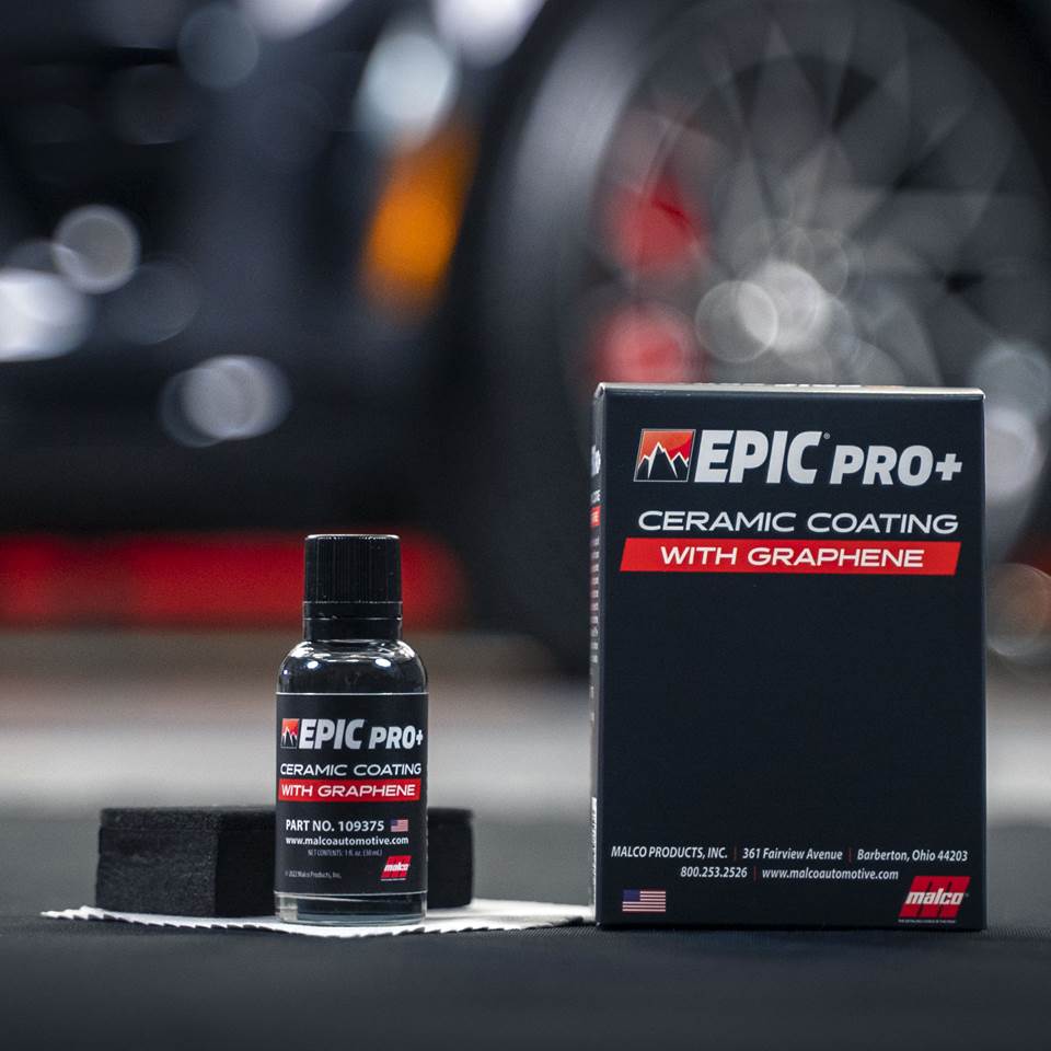 Malco Automotive 109375 Epic® Pro + Ceramic Coating With Graphene Single Use Kit