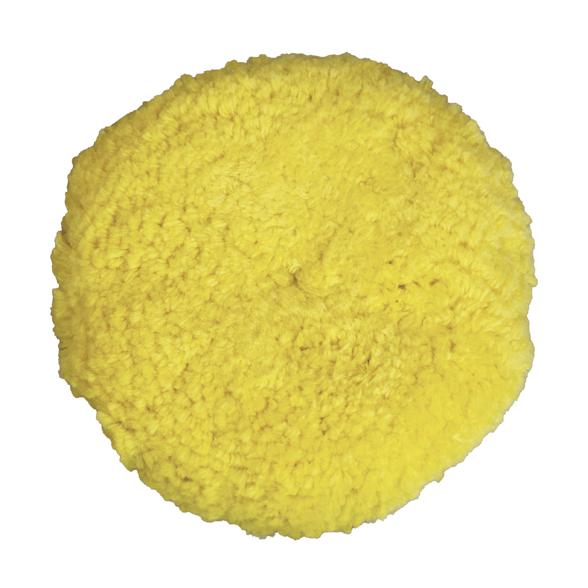 Malco Automotive 810074 Yellow Wool Medium Cut Buffing Pad