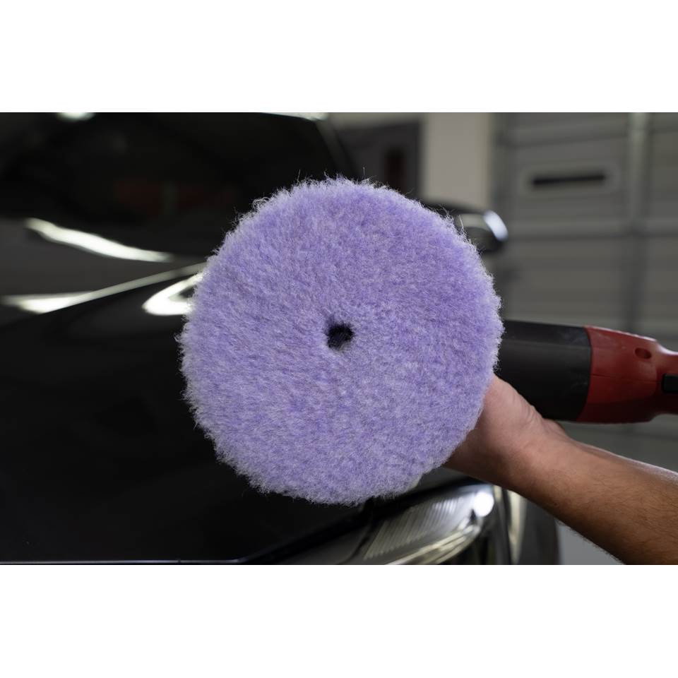 Malco Automotive Epic® Purple Foamed Wool Heavy Duty Buffing Pad