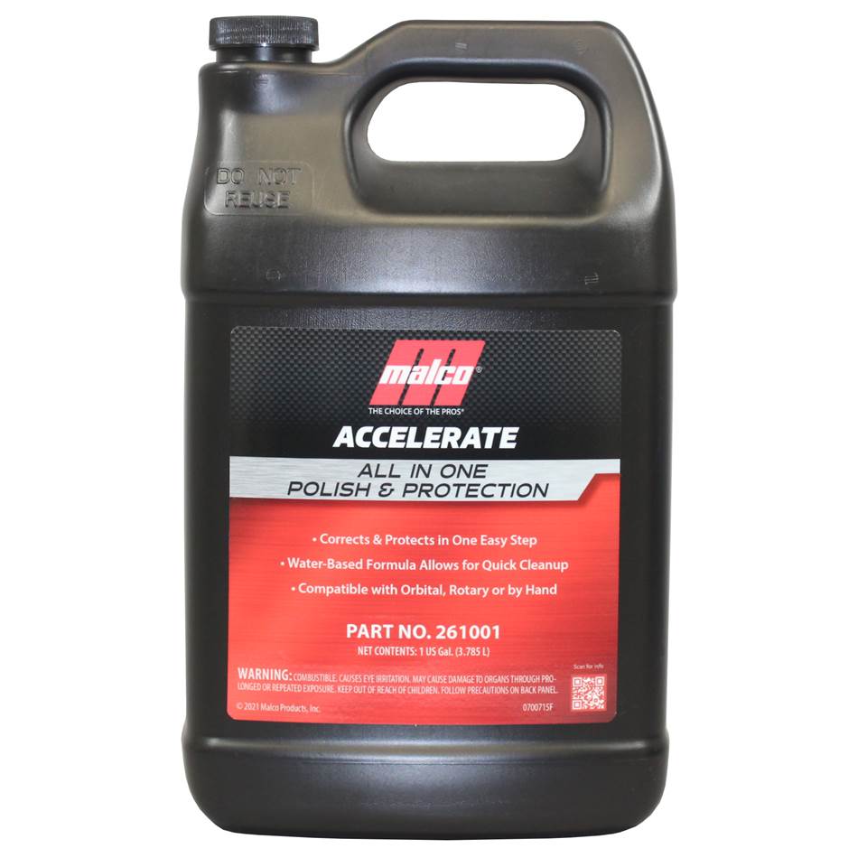 Malco Automotive 261001 Accelerate - All In One Polish & Protection