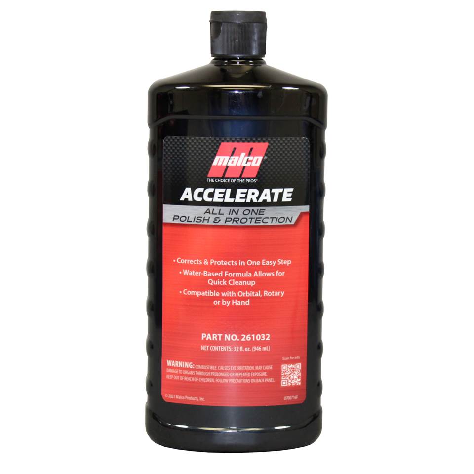 Malco Automotive 261032 Accelerate - All In One Polish & Protection