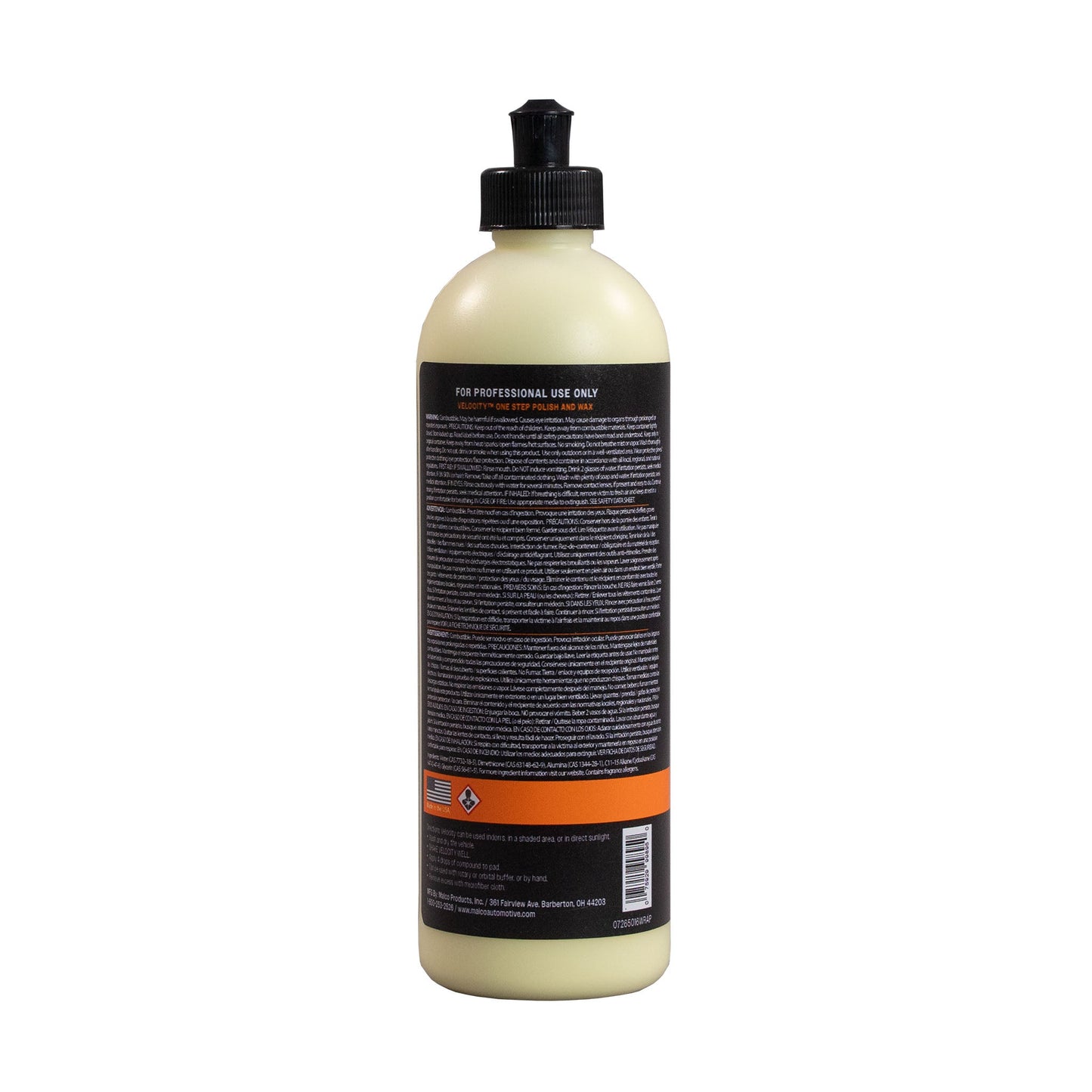 Malco Automotive Velocity One-step Polish And Wax