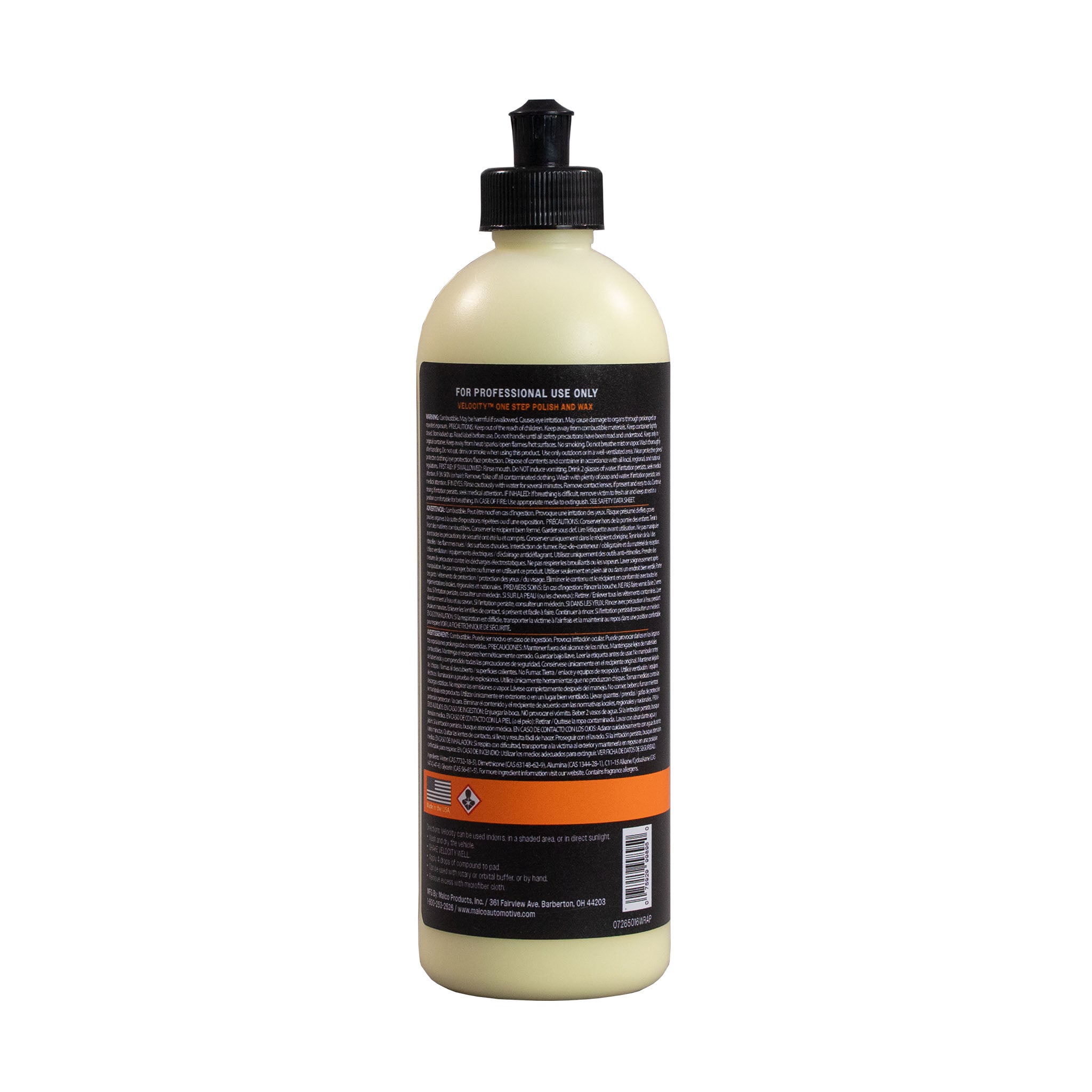 Malco Automotive Velocity One-step Polish And Wax