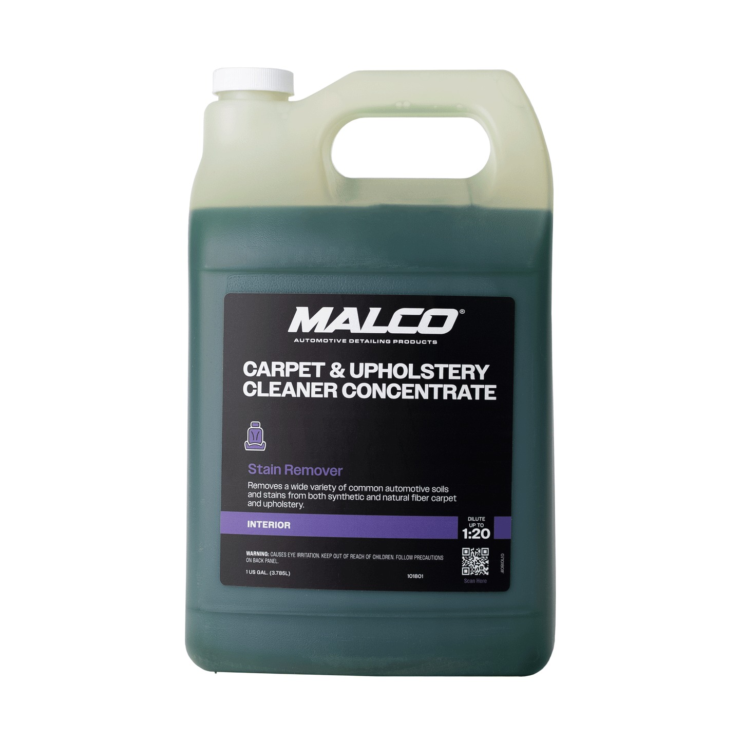Malco Automotive 101801 Carpet & Upholstery Cleaner Concentrate