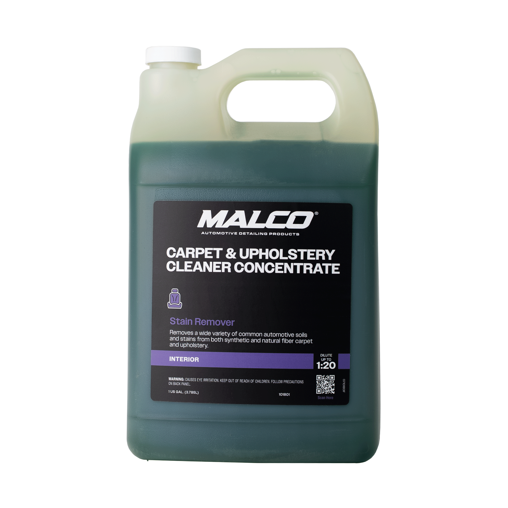 Malco Automotive 101801 Carpet & Upholstery Cleaner Concentrate