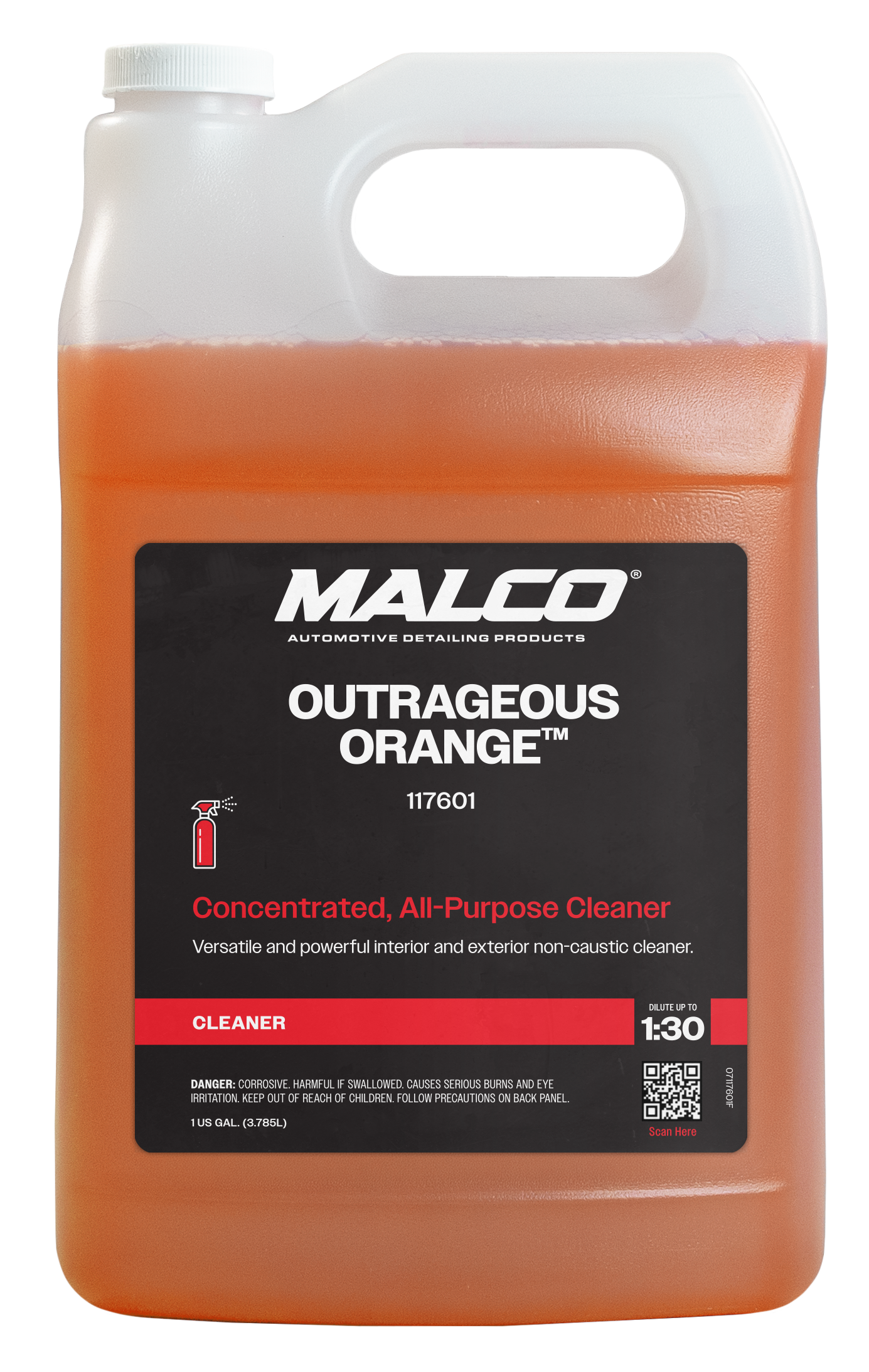 Malco Automotive 117601 Outrageous Orange™ All-purpose Cleaner Concentrate