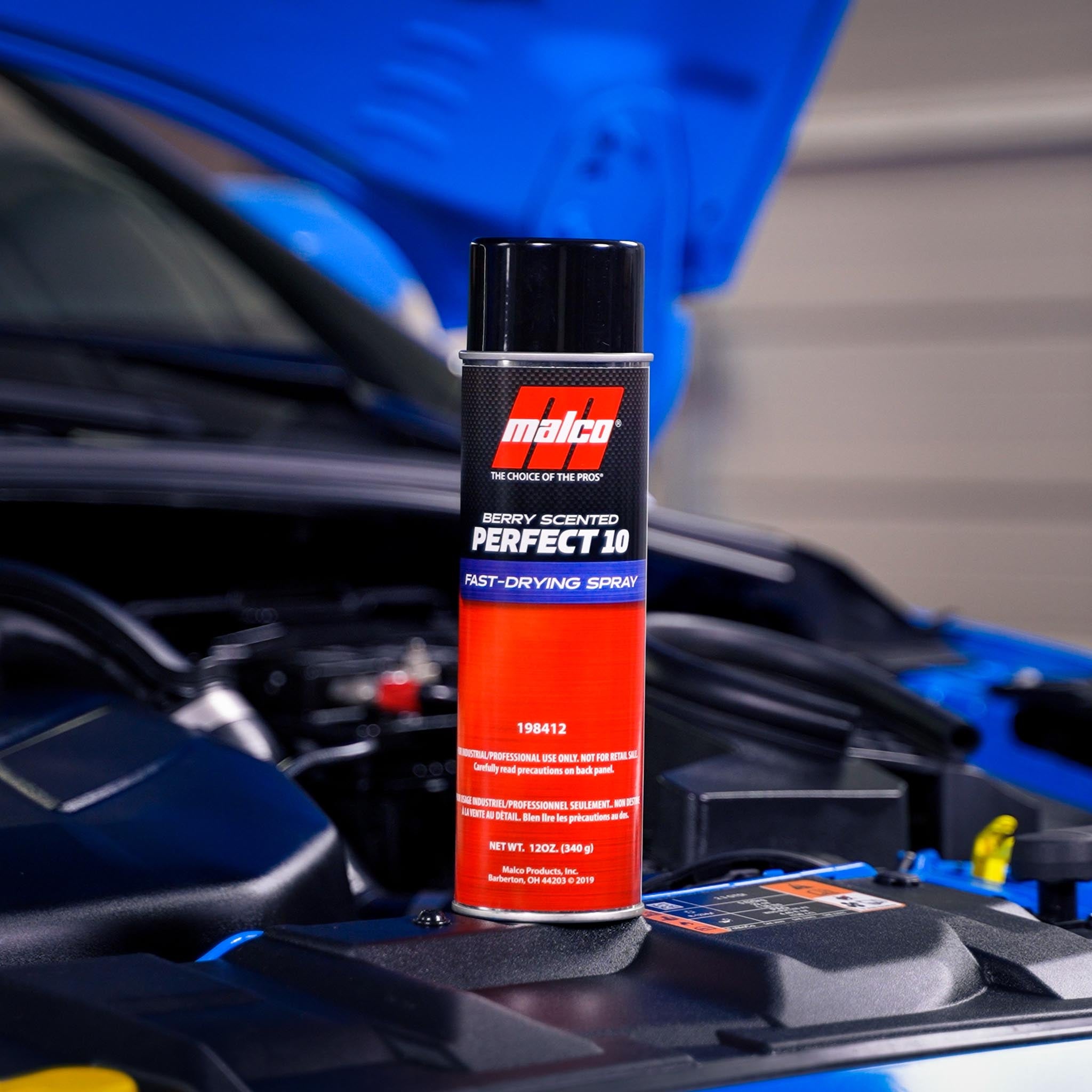 Malco Automotive DIST-ONLY-198412 Perfect 10 Fast-drying Spray (berry)