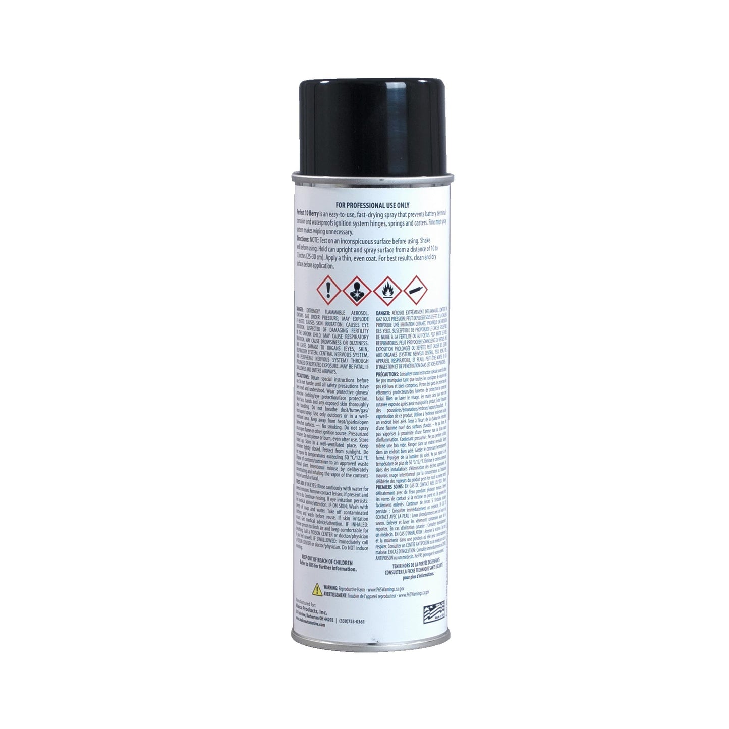 Malco Automotive DIST-ONLY-198412 Perfect 10 Fast-drying Spray (berry)
