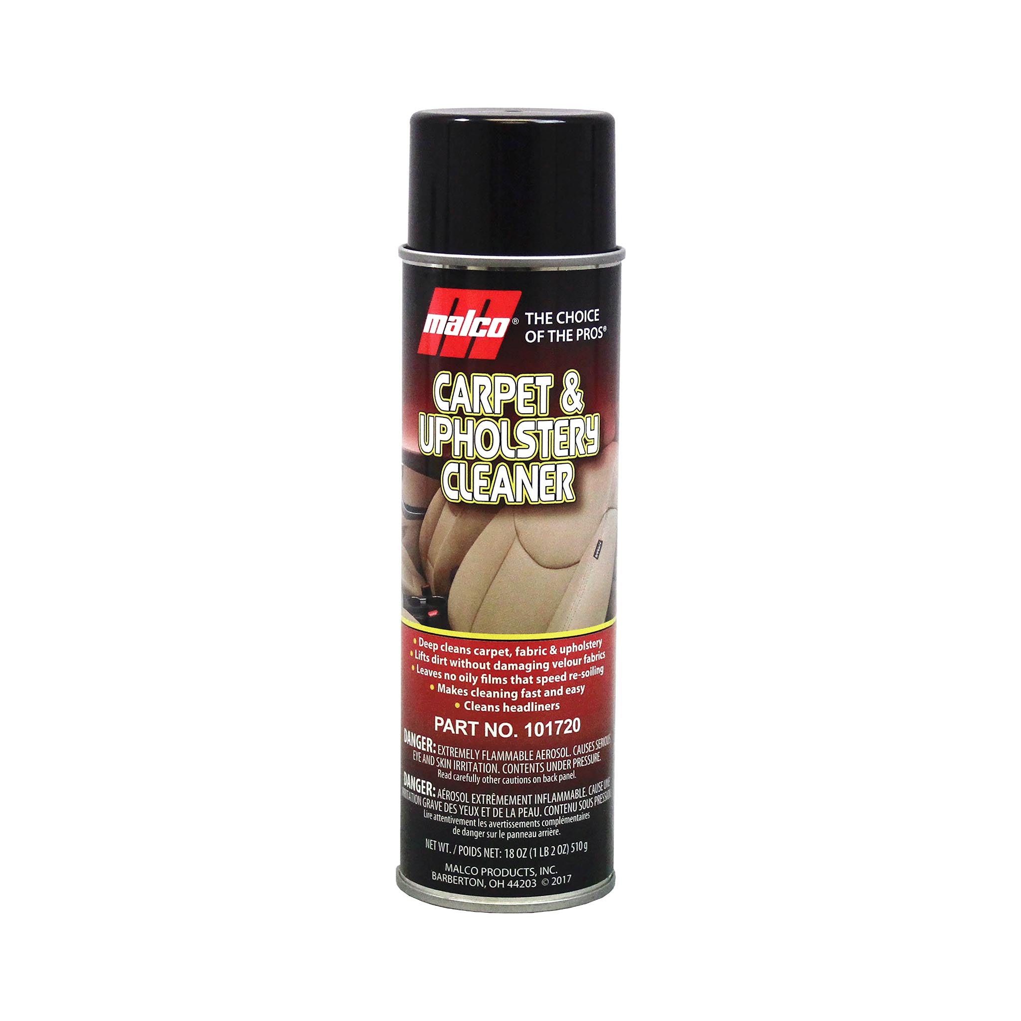 Malco Automotive DIST-ONLY-101720 Carpet & Upholstery Cleaner - Aerosol
