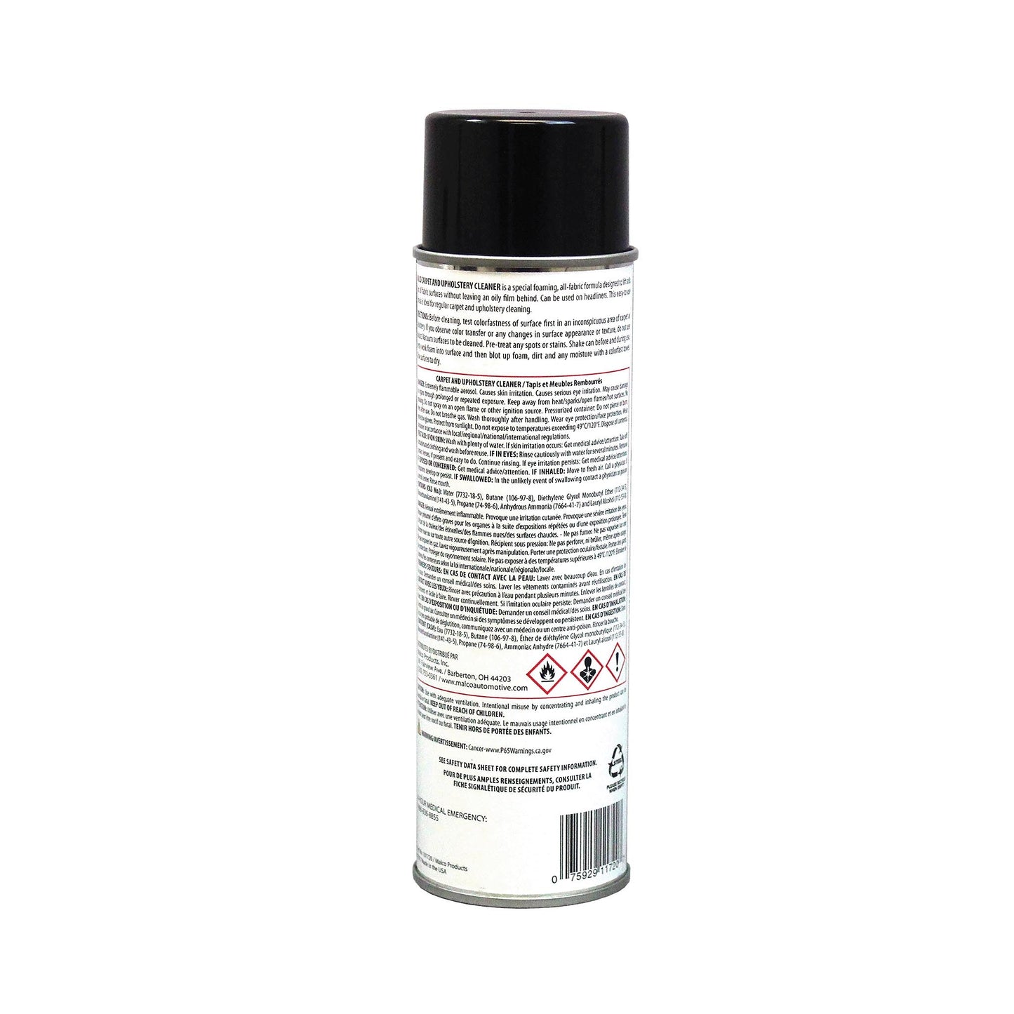 Malco Automotive DIST-ONLY-101720 Carpet & Upholstery Cleaner - Aerosol