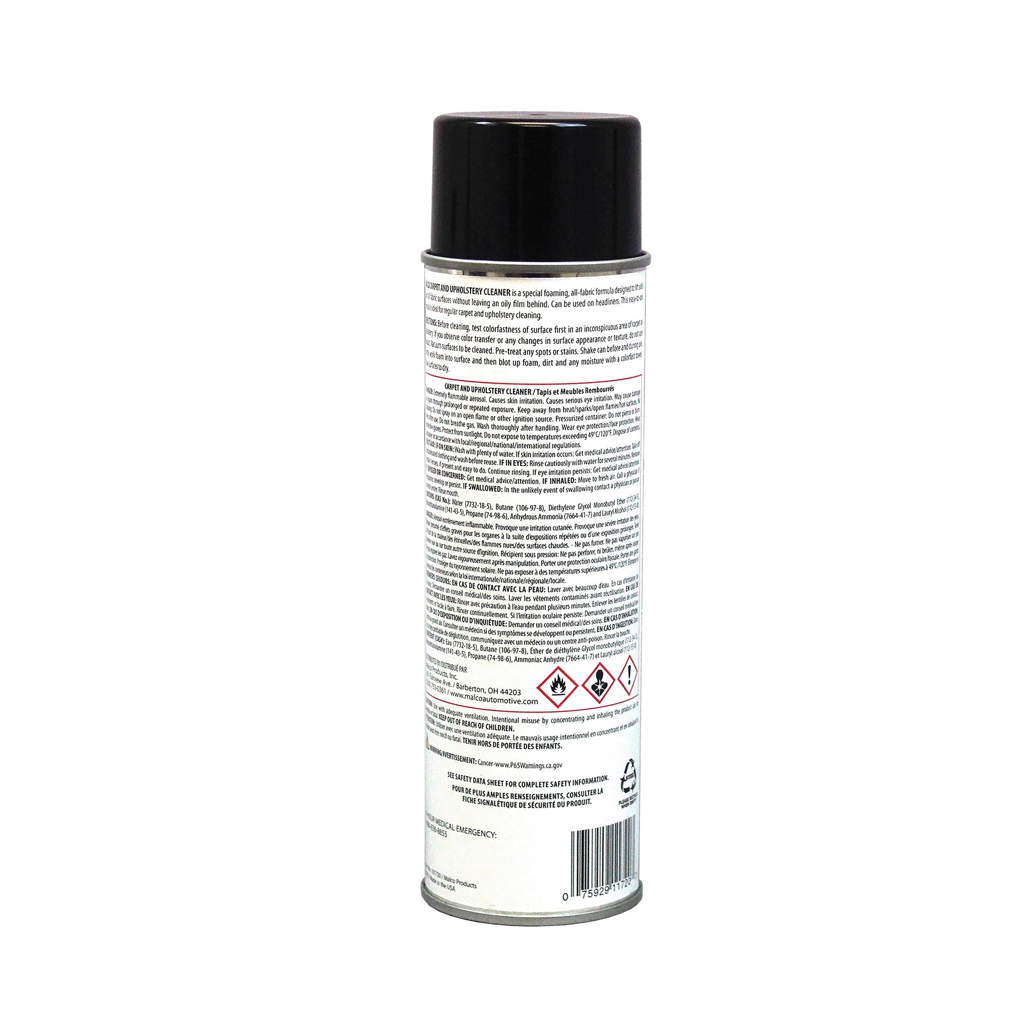 Malco Automotive DIST-ONLY-101720 Carpet & Upholstery Cleaner - Aerosol